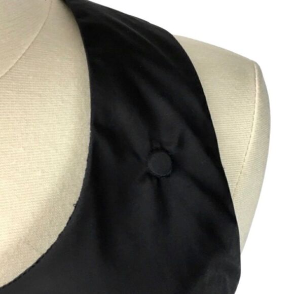 Balenciaga Black Label Runway Silk Asymmetric Tuxedo High Fashion Couture Mini - Picture 13 of 16